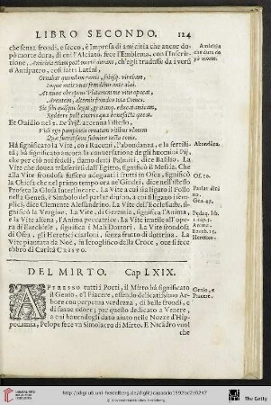 Cap. LXIX. Del Mirto
