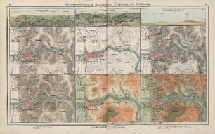 Geländedarstellung A, Mittelgebirge: Umgebung von Heidelberg