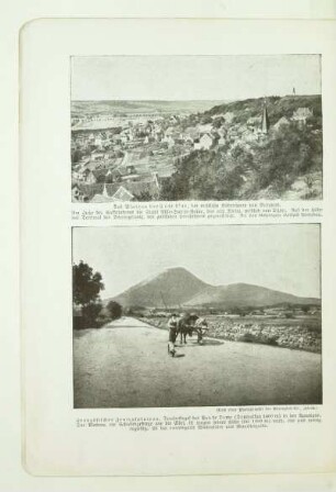 Das Plateau der Côte d'or, der westliche Höhensaum von Burgund