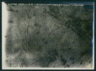 Foto des Geländes westlich von Bullecourt zwischen Arras und Cambrai (Luftbild)
