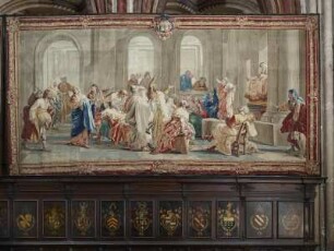 Der zwölfjährige Jesus predigt im Tempel