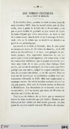 2: Les tombes celtiques de la forèt de Brumath