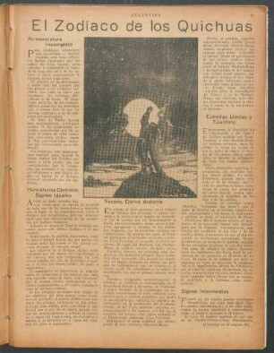El Zodíaco de los Quichuas