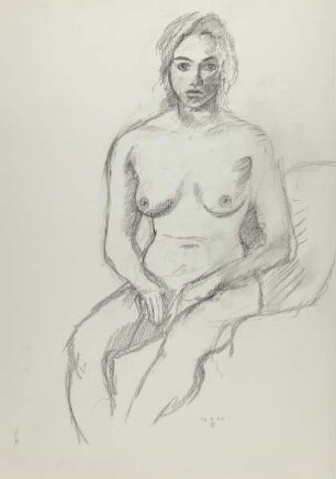 Ohne Titel (Sitzender Akt)