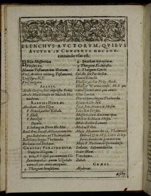 Elenchus Auctorum