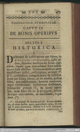 Caput IX De Bonis Operibus