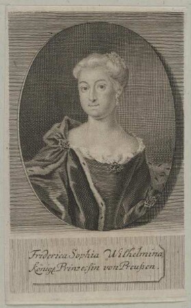 Bildnis der Markgräfin Friederike Sophie Wilhelmine von Brandenburg-Bayreuth