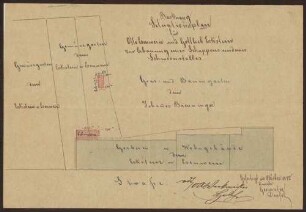 Eckstein, Gottlieb und Esenwein, Otto Bau eines Schweinestalls und eines Schuppens