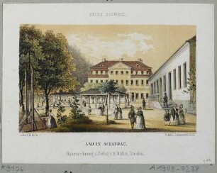 Heilanstalt und Kurbad in Schandau (Bad Schandau) in der Sächsischen Schweiz