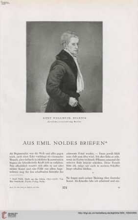 45: Aus Emil Noldes Briefen
