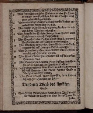 Der dritte Theil/ des fünfften Buchs