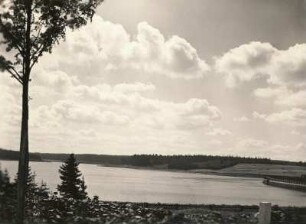 Vogtland. Talsperre bei Muldenberg, südlich von Auerbach