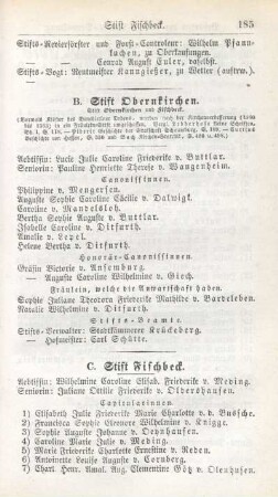 B. Stift Obernkirchen.