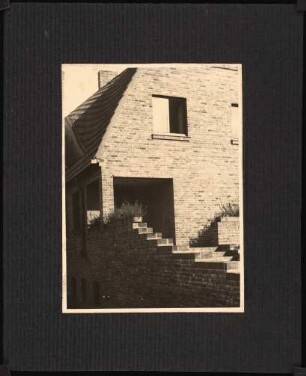 Wohnhaus Fritz Steinert, Krefeld: Haupteingang