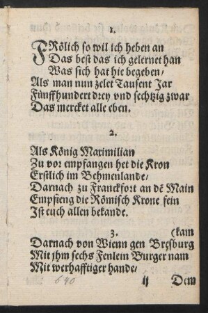 FRölich so wil ich heben an || Das best das ich gelernet han ||