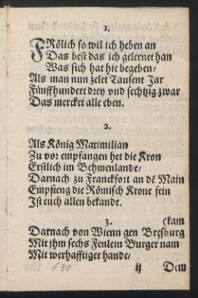 FRölich so wil ich heben an || Das best das ich gelernet han ||