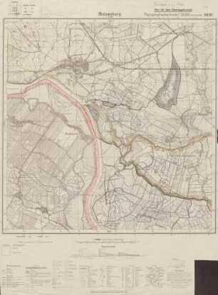 2630 Boizenburg a. d. Elbe, Topographische Karte 1:25000 (4cm - Karte)