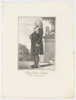 Bildnis des Filippo Dormer Stanhope di Chesterfield