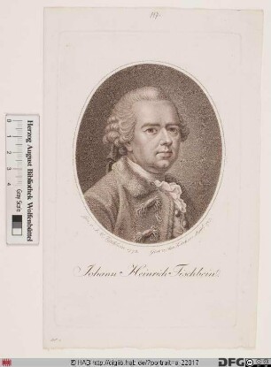 Bildnis Johann Heinrich Tischbein d. Ä. (gen. der "Kasseler Tischbein")