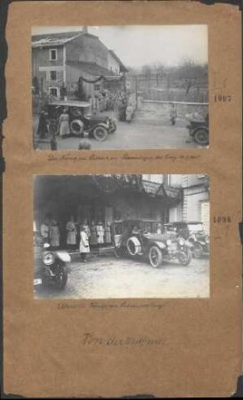 Der König von Sachsen im Russenlager bei Cirey 20.02.1915