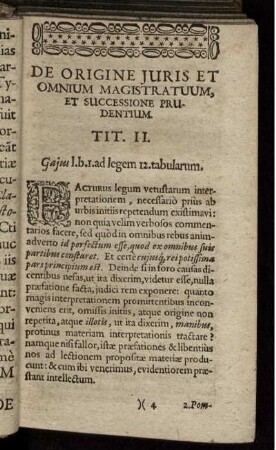De Origine Iuris Et Omnium Magistratuum, Et Successione Prudentium