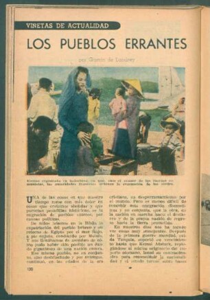 Los pueblos errantes : Viñetas de actualidad