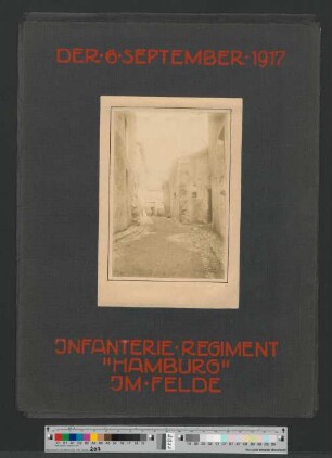 Kriegshaus bei Thiaucourt : Regiments-Stabsquartier des Inf.-Regts. "Hamburg"