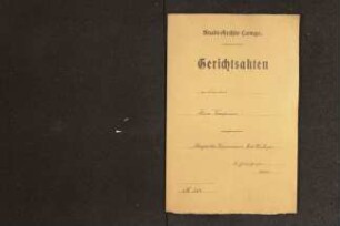 Kaufmann, Herm. gegen Wippermann, Margarete (K 369) 1668