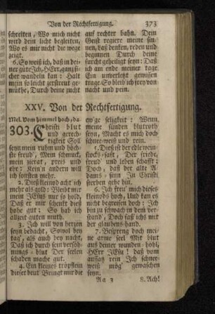 XXV. Von der Rechtfertigung.