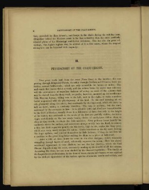 II. Physiognomy of the Coast-Region.