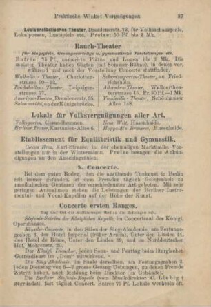 b. Concerte