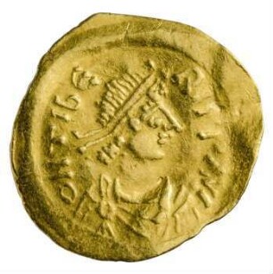 Münze, Tremissis, 582 - 602