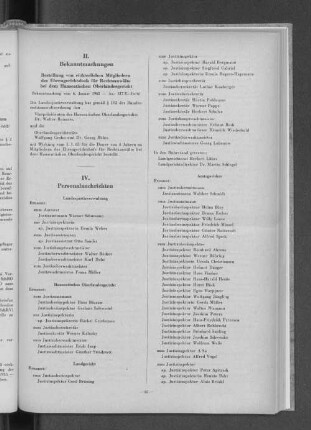 Bestellung von richterlichen Mitgliedern des Ehrengerichtshofs für Rechtsanwälte bei dem Hanseatischen Oberlandesgericht