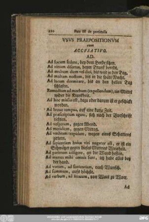 Usus Praepositionum