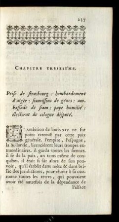 Chapitre Treiziéme. Prise de strasbourg ...