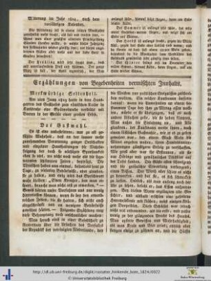 Erzählungen von Begebenheiten vermischten Innhalts.