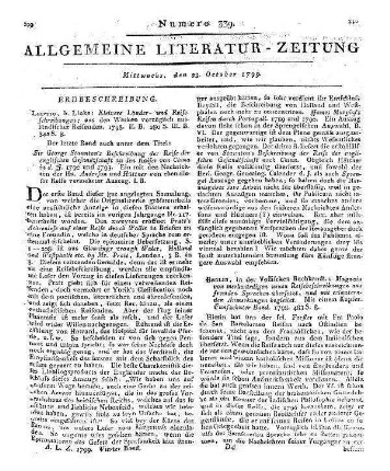 Magazin von merkwürdigen neuen Reisebeschreibungen. Bd. 15. Berlin: Voß 1798