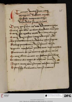 Hrabanus Maurus, De laudibus sanctae crucis