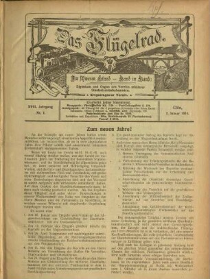 Das Flügelrad / 18. Jahrgang 1914