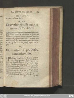 Tit. VIII. De coniungendis cum emancipato liberis.