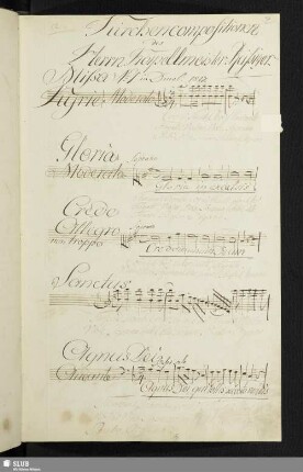 Kirchencompositionen des Herrn Kapellmeister Reißiger