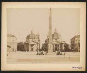 Piazza del Popolo, Rom: Ansicht