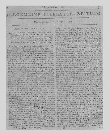 Scharlach, G. F.: Observationes practicae de dotis privilegio. Hannover: Hahn 1798