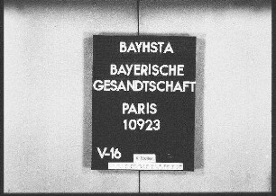 Stählin, Otto, Dr., Gymnasiallehrer in Nürnberg, Entleihung einer griechischen Handschrift aus der Nationalbibliothek in Paris