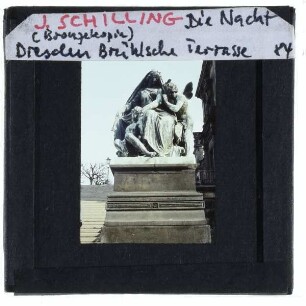 Chemnitz, Schilling, Vier Tageszeiten : Skulptur "Die Nacht"