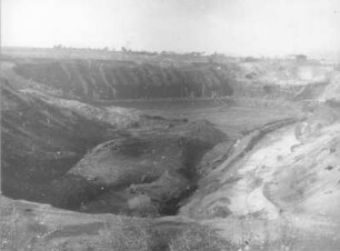 Zittauer Becken, Braunkohlentagebau Olbersdorf. Ansicht von Norden