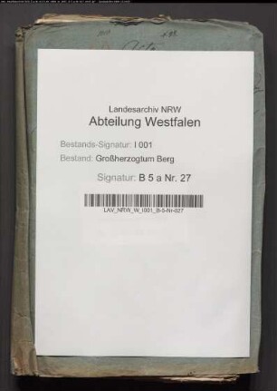 Huldigung der Beamten, Geistlichen etc. im Vest Recklinghausen