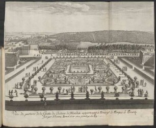 Veue du parterre de la Grotte du Château de Meudon : appartenant à Monseigr. le Marquis de Louvois &c. ; avec privilege du Roy