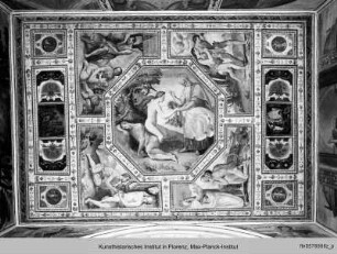 Kapellendekoration : Deckendekoration mit Szenen aus dem Alten Testament (Adam und Eva, Kain und Abel)