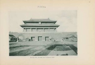 Peking. Hsi-hua-mên, Westthor der Verbotenen Stadt